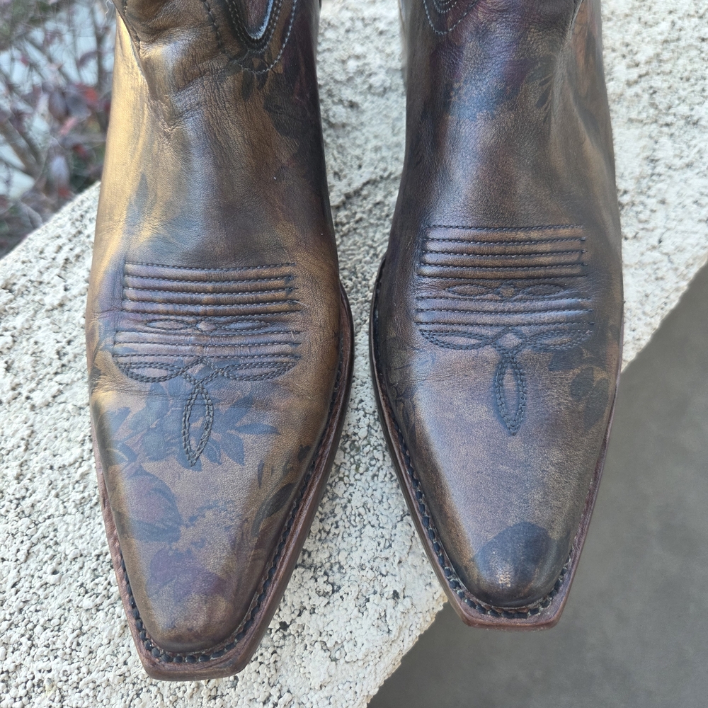Women's Floral Cowboy Boots